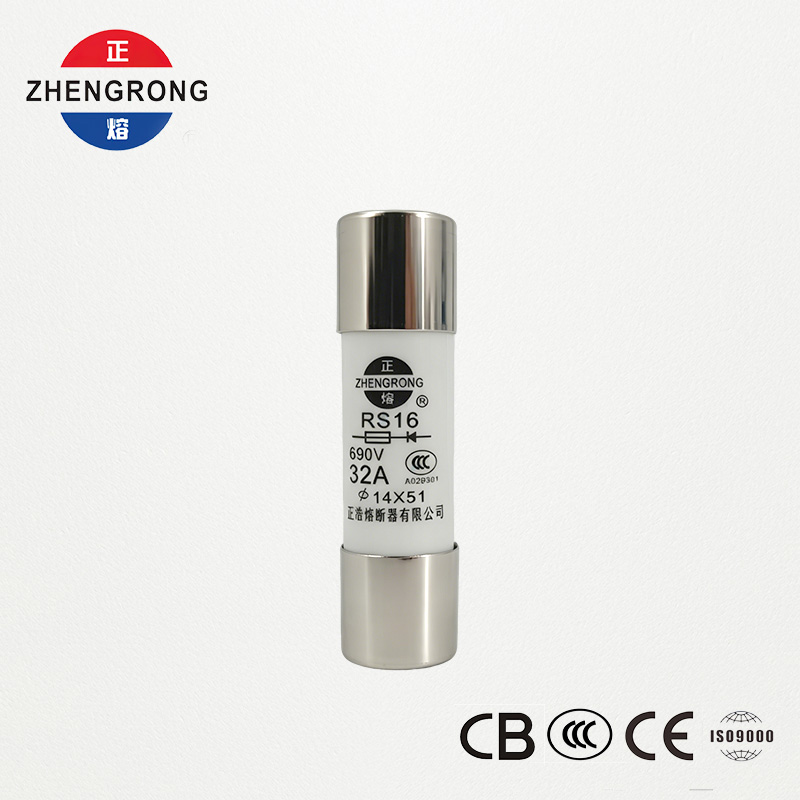 14*51mm 500V 32A RS16 उच्च ब्रेकिंग क्षमता फ्यूज