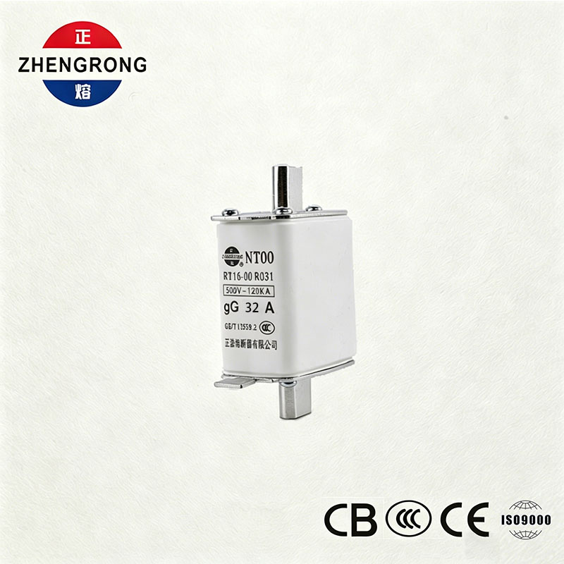 उच्च ब्रेकिंग क्षमता NT00 32A फ्यूज - 500V 120kA सिरेमिक gG फ्यूज लिंक