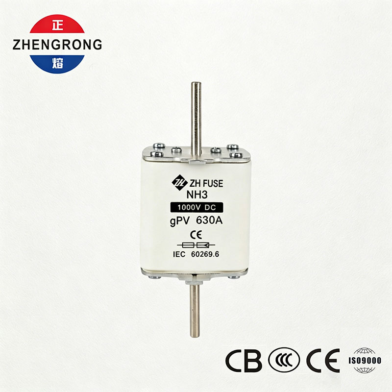 सोलर पीव्ही सिस्टीमसाठी NH3 1000V DC 630A gPV फ्यूज