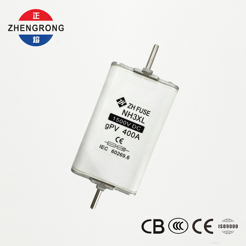 NH3XL 400A 1500V DC gPV फोटोव्होल्टेइक फ्यूज लिंक - IEC 60269.6 प्रमाणित