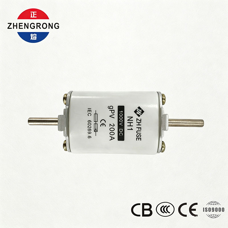 PV DC फ्यूज NH1 200A 1000V | CE आणि IEC 60269.6 सोलर ॲरेसाठी मंजूर