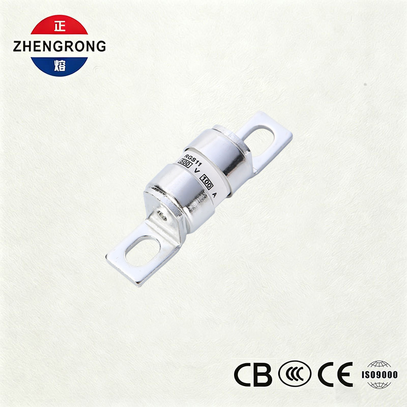 RGS11 100A 500V फास्ट-ॲक्टिंग सिरेमिक फ्यूज