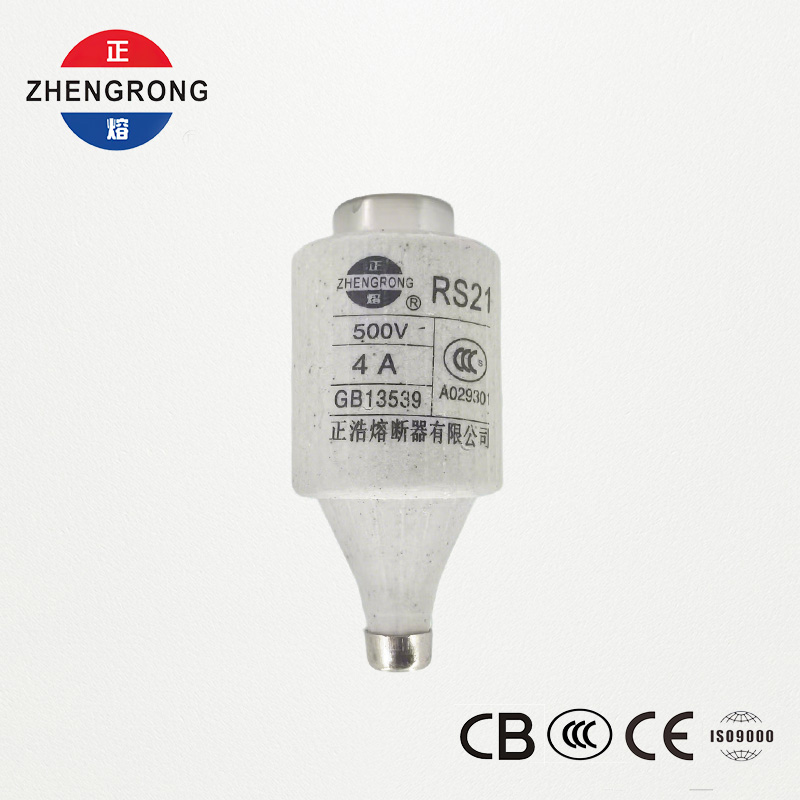RS21 4A 500V फास्ट-ॲक्टिंग स्क्रू-टाइप फ्यूज