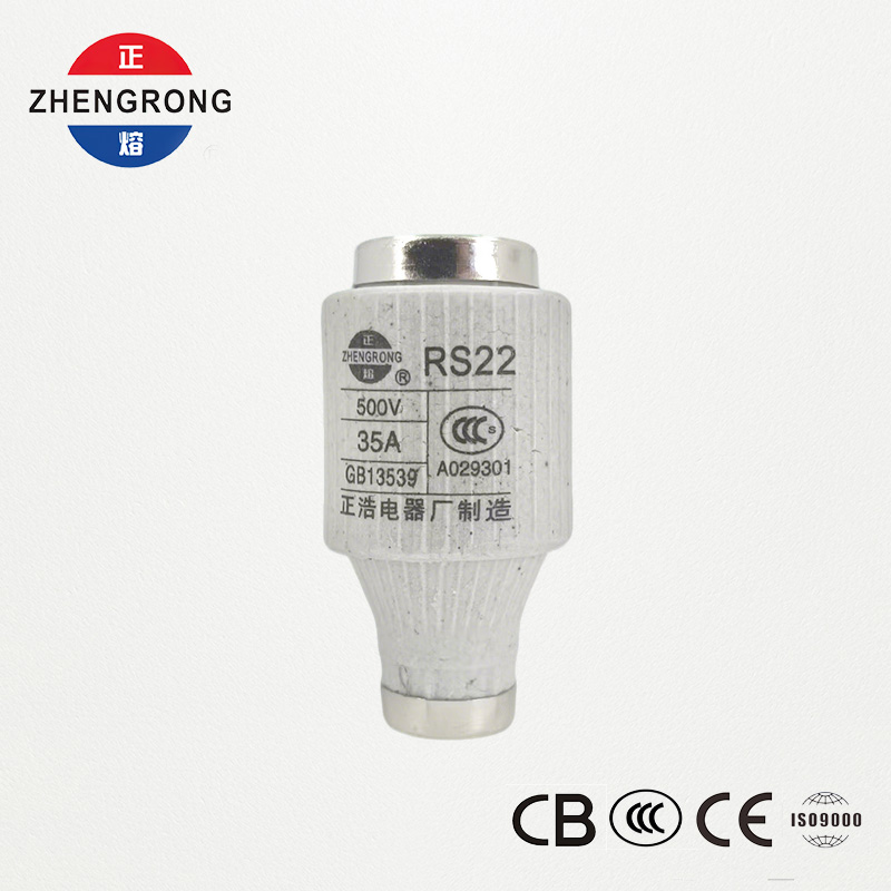RS22 35A 500V फास्ट-ॲक्टिंग स्क्रू-टाइप फ्यूज | सेमीकंडक्टर संरक्षण