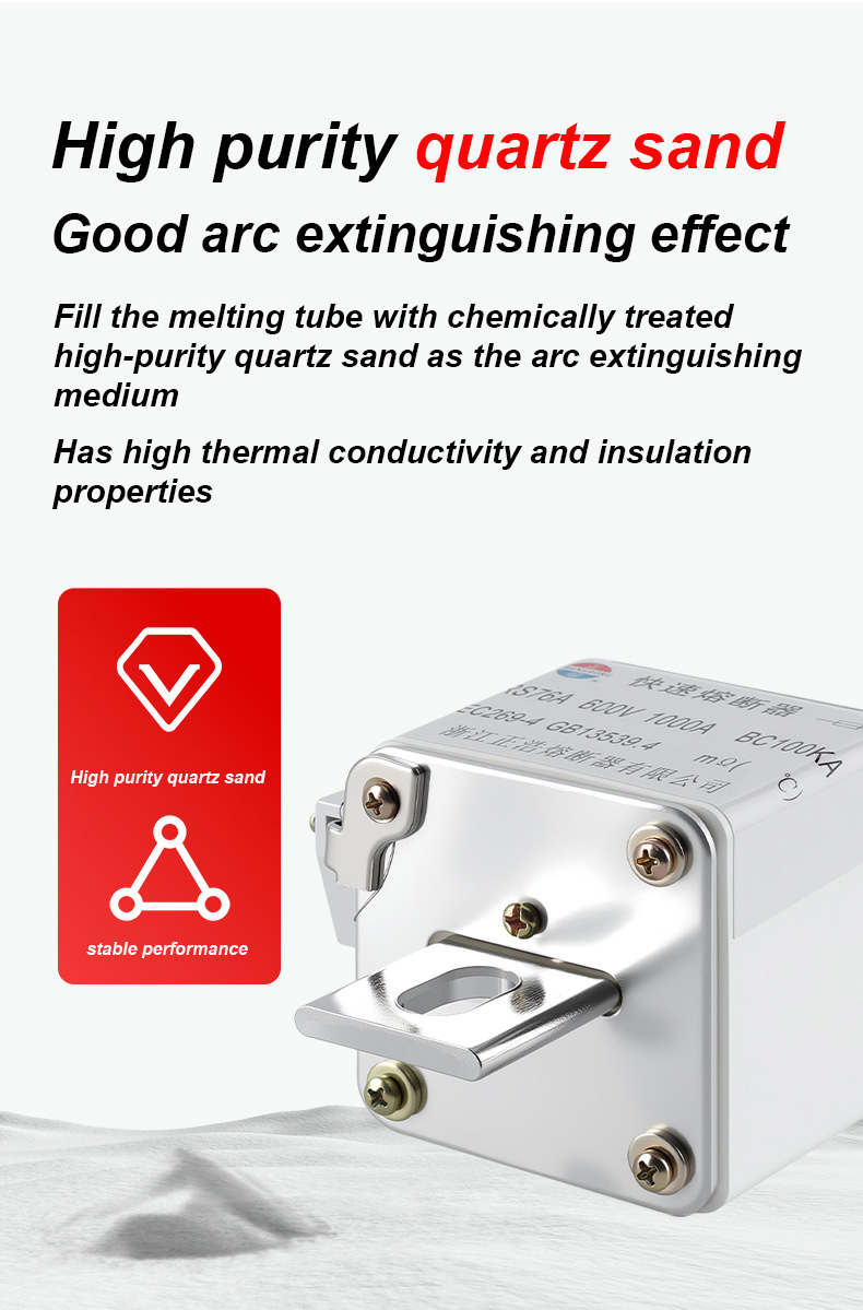 RS76A 600V 100A BC100KA फ्यूज लिंक्स